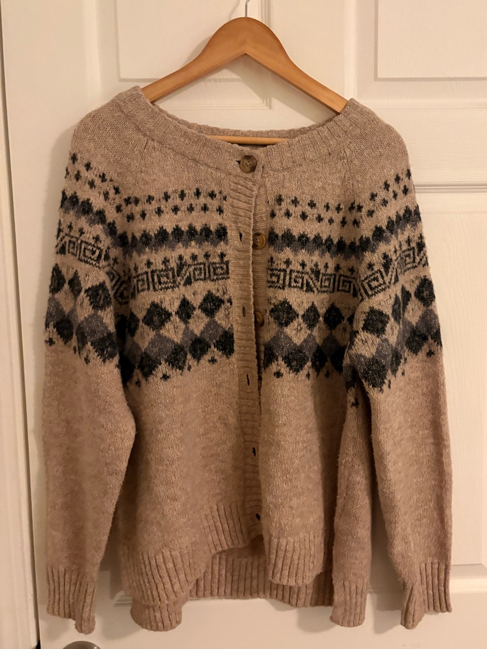 Lucky Brand Fair Isle Cardigan